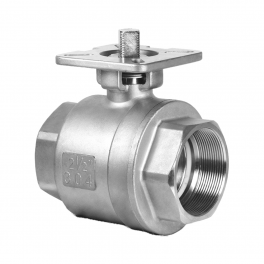 BAV-S304-2P-T-050 Клапан шаровой, нерж., G 2'' (50мм), 2/2